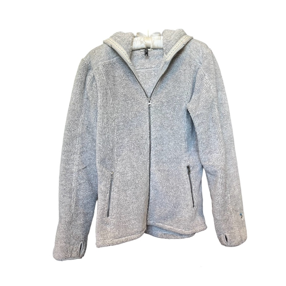 Kuhl heather grey fleece coat jacket women's